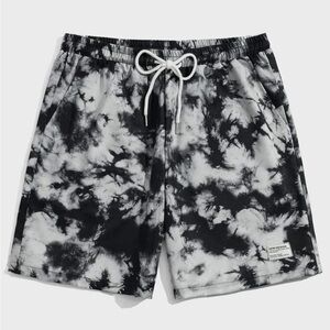 Romwe Tie Dye Shorts w/ Pockets